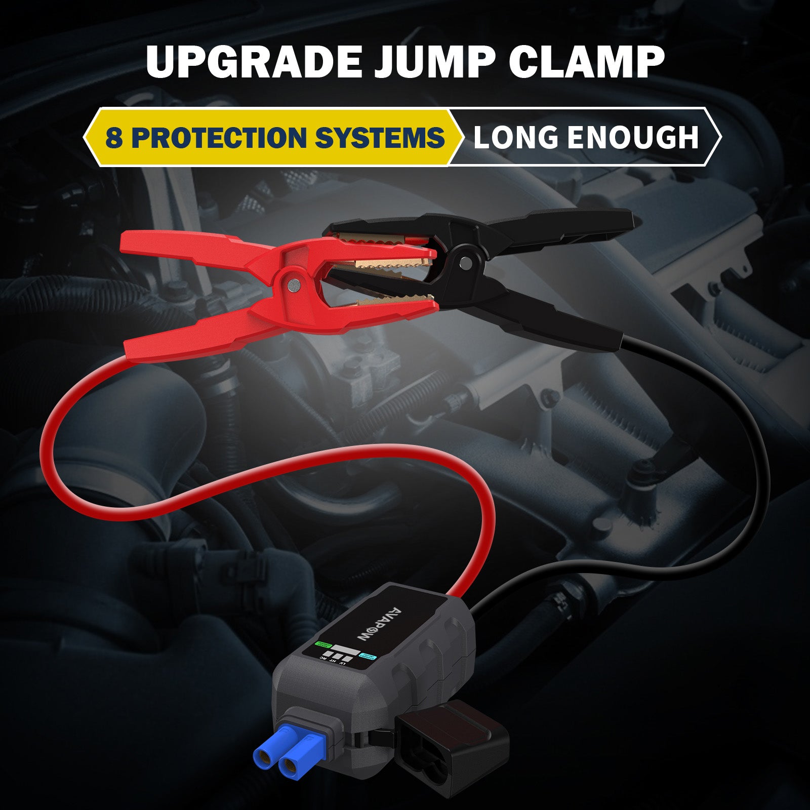 T8 Max AVAPOW 6000A Car Battery Jump Starter for All Gas or Upto 12L Diesel Powerful heavy duty Car Jump Starter