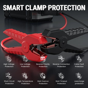 AVAPOW A2000 Car Battery Jump Starter 2000A Peak Current 12000mAh Battery Capacity