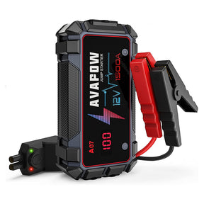 AVAPOW A07 Car Battery Jump Starter 1500A Peak  Battery Capacity